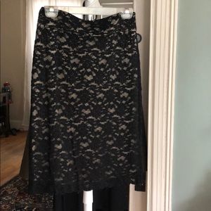 Banana Republic lace skirt